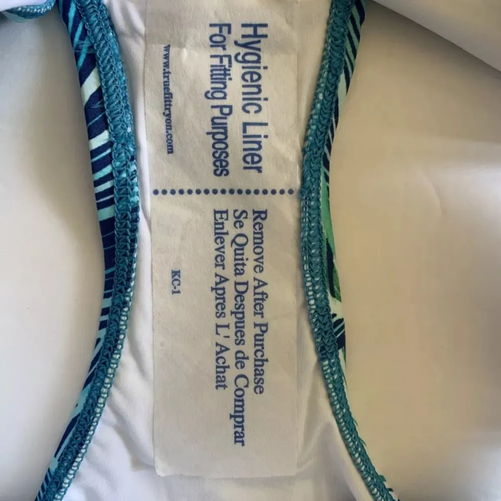 La Blanca Sketched Leaves Bikini Bottom 6 Small S New NWT Blue beautiful - Image 11