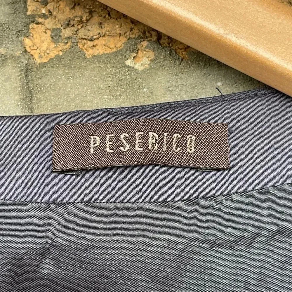 Peserico Gray Sheath Dress Size 44 IT US 8Sleeveless Italy Gray - Image 9