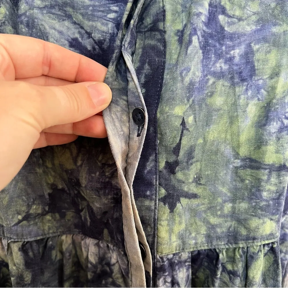 Cabi Woodstock Tie-dye Print Top M - Image 4