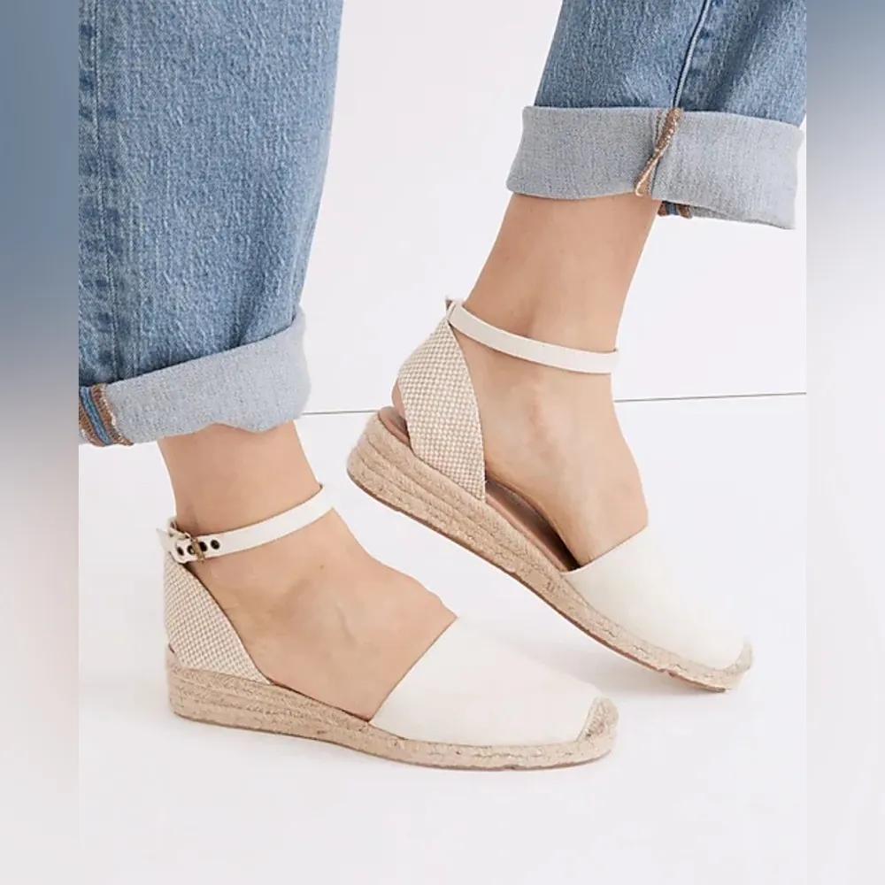 Madewell The Evelina Espadrille in (Re)sourced Canvas Shoe in Cloud Lining‎ 8.5 - Image 2