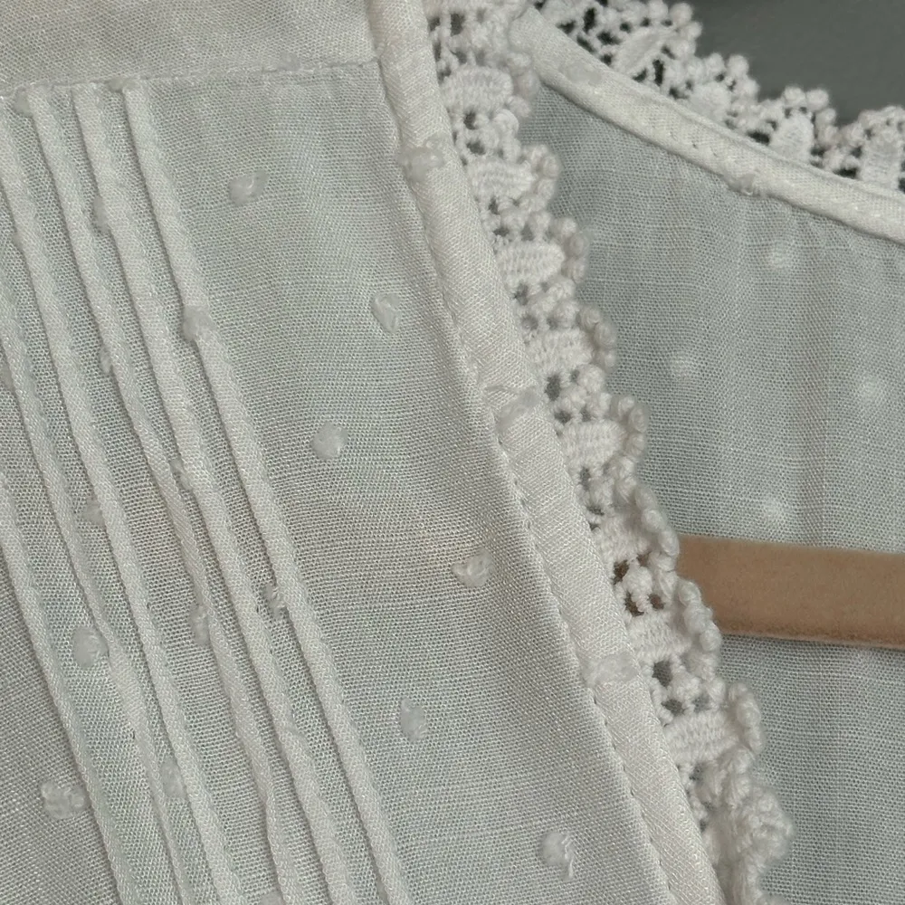 Destiny Swiss Dot Wrap Blouse (N4) - Image 4