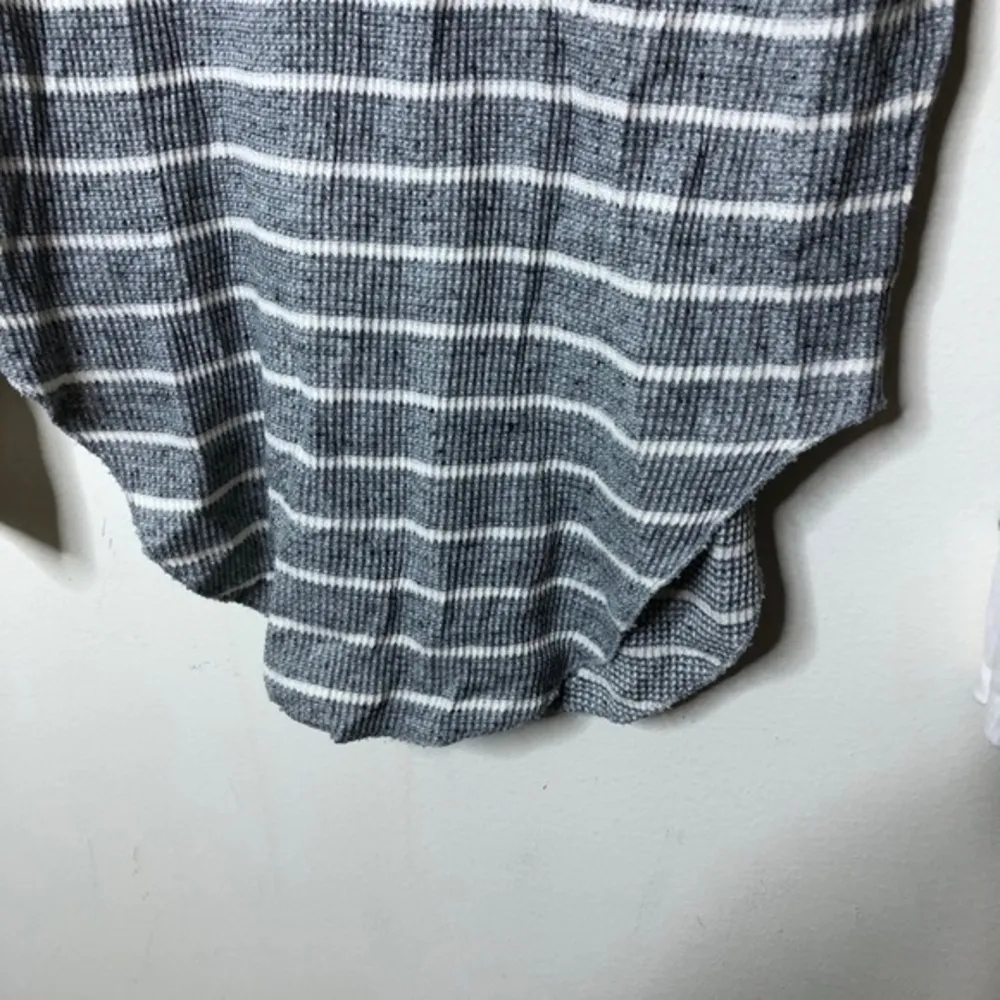 Aritzia Tna Alder Thermal‎ Striped Waffle Knit Tops - Image 5