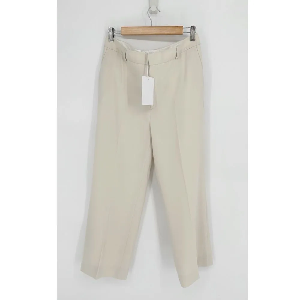 NEW Filippa K Hutton Straight Trouser Pants High Rise in Ivory Women's 38 US 8 - Image 3