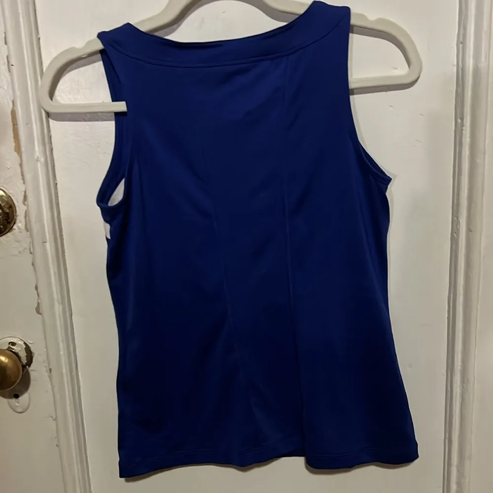 Nike blue active tank top retro sport - Image 3