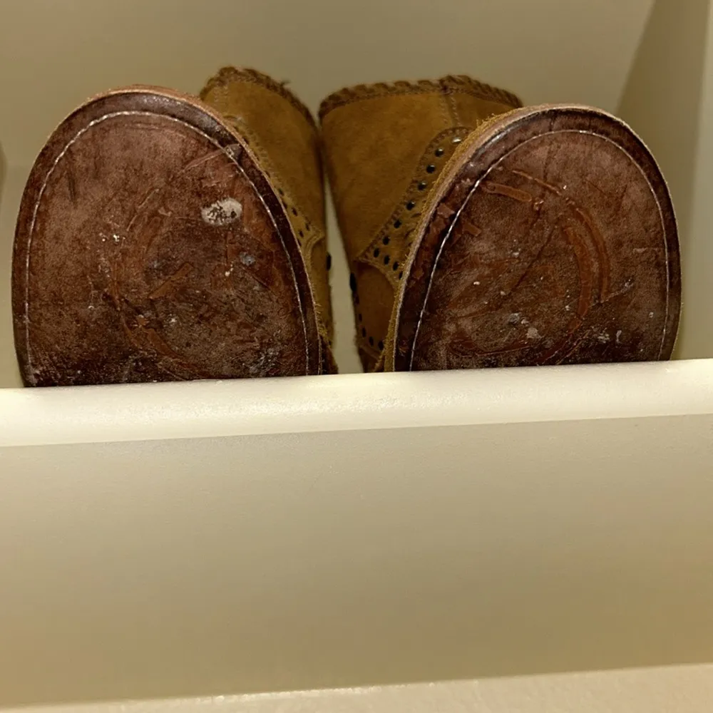 Women Shoes 9.5 Boots Moccasin Suede Yellowstone Free West Cowgirl - Image 4