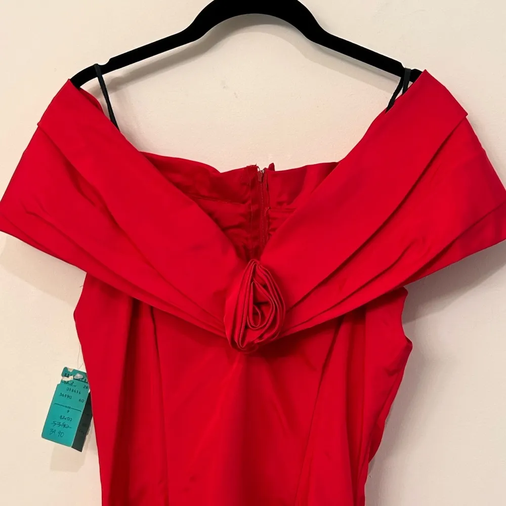 Vintage Gunne Sax by Jessica McClintock Red Semi-Formal size 9 DEADSTOCK RARE - Image 6