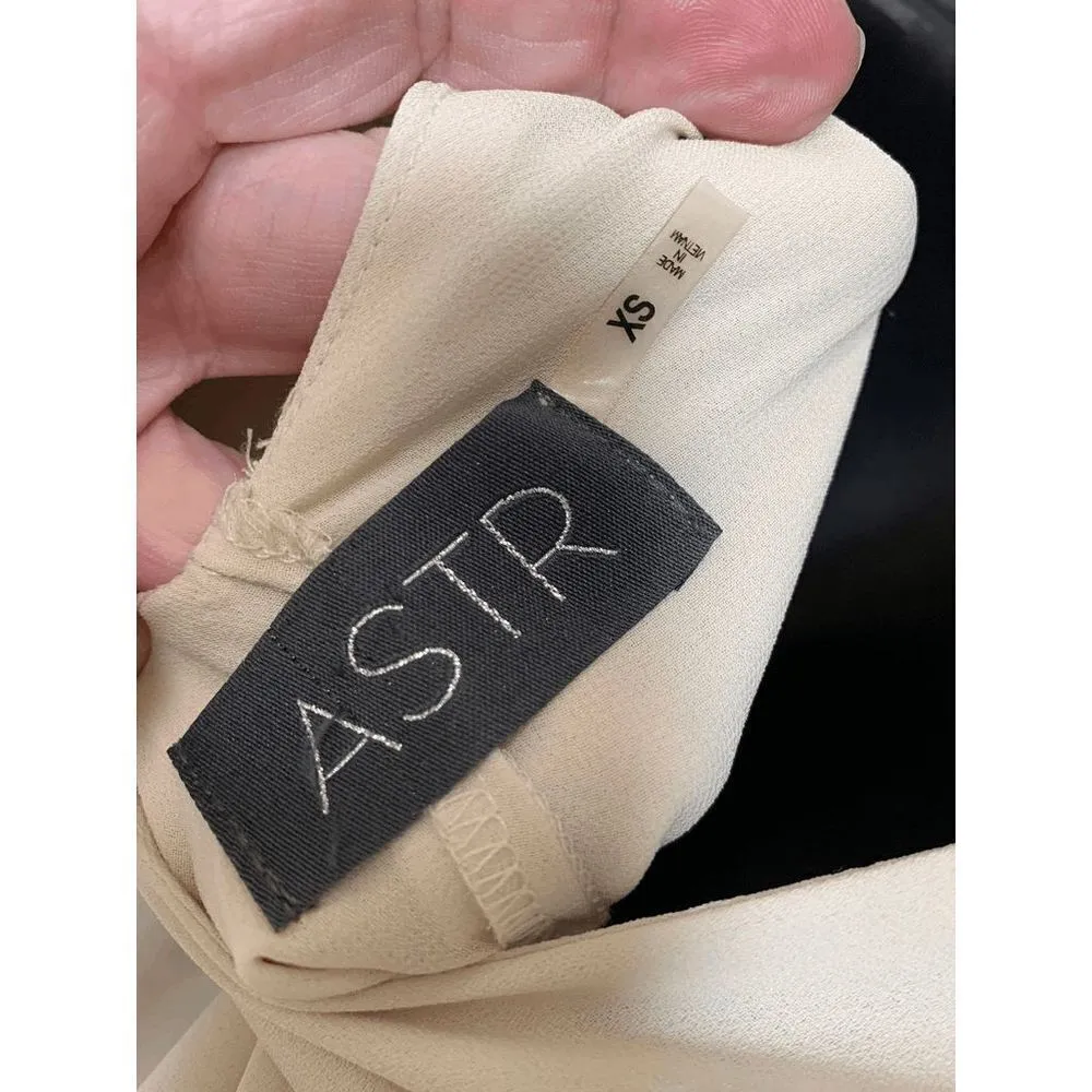ASTR Womens Midi Dress Long Back Quarter Sleeve Cream Size XS - Image 6
