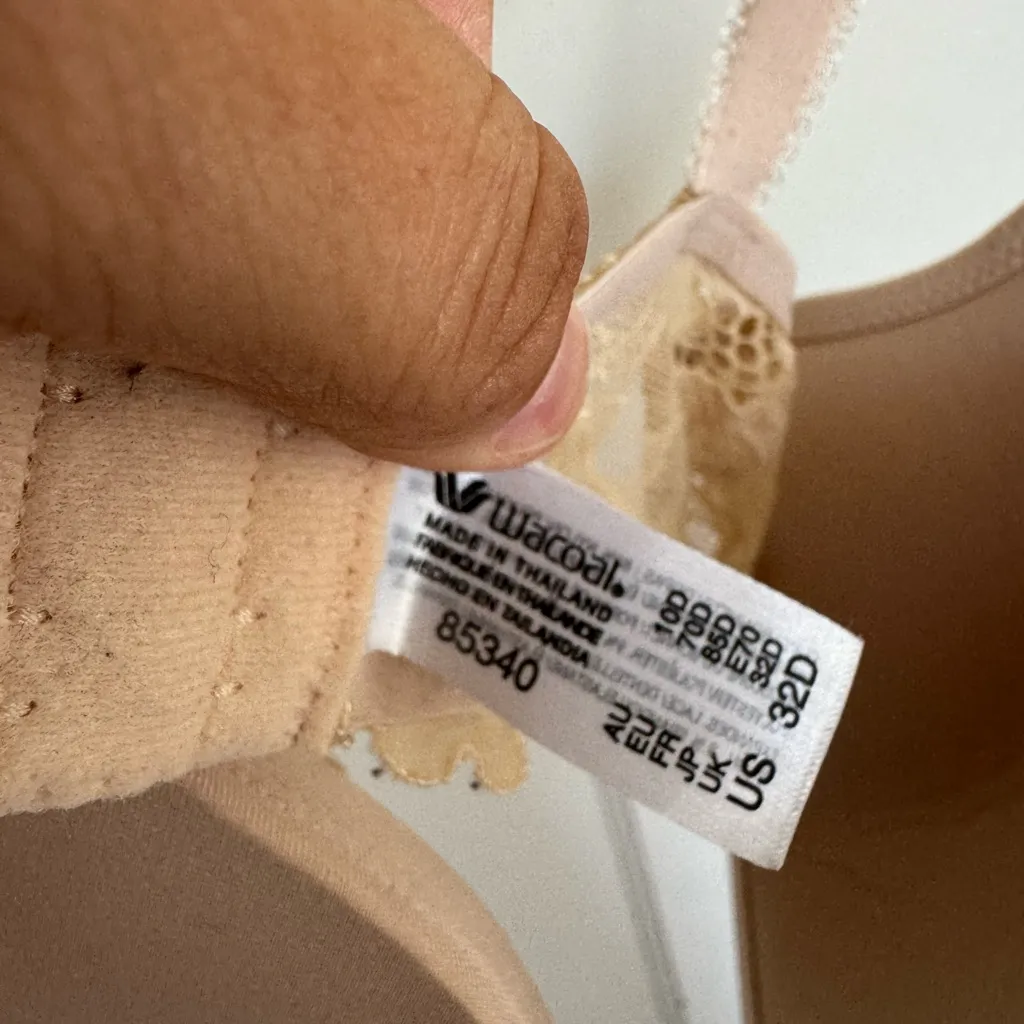 Wacoal French Garden Contour Bra 85340 size 32D - Image 5