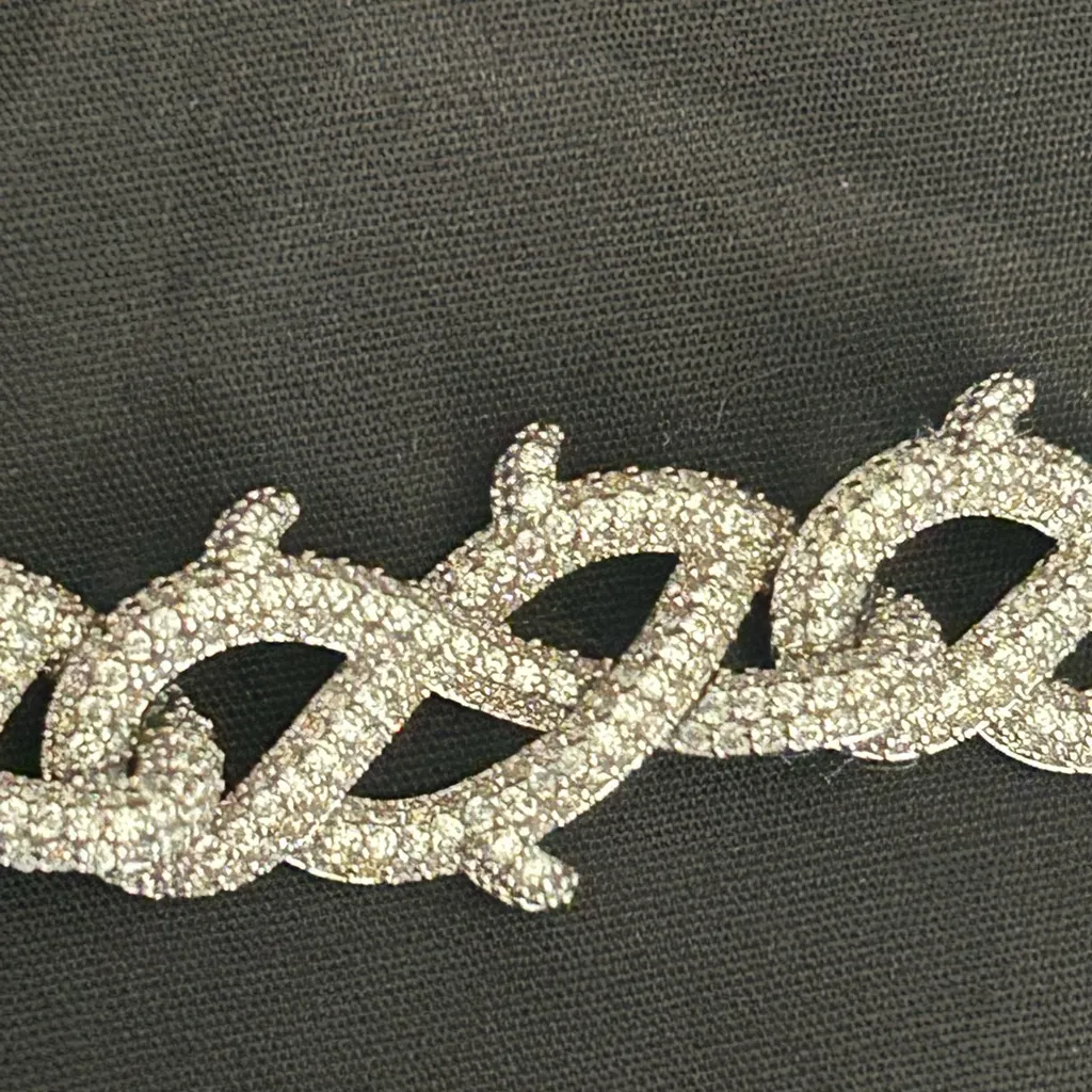 Crown of Thorns Bracelet Iced Out Bussdown Jewelry Christian Jewelry READ DESC. Silver - Image 5