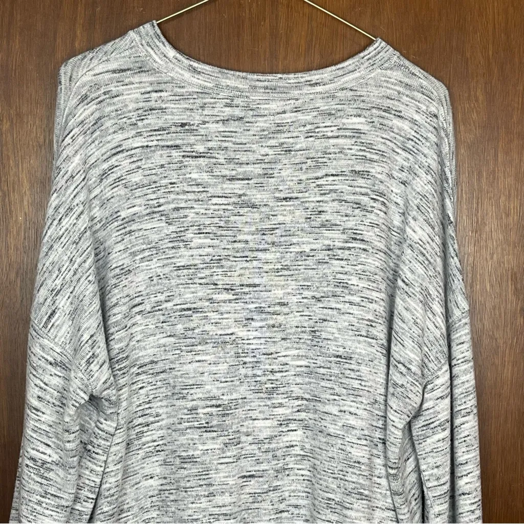 Aerie Cinched Waist Marled Slouchy Lightweight Sweater Size Large - Image 7