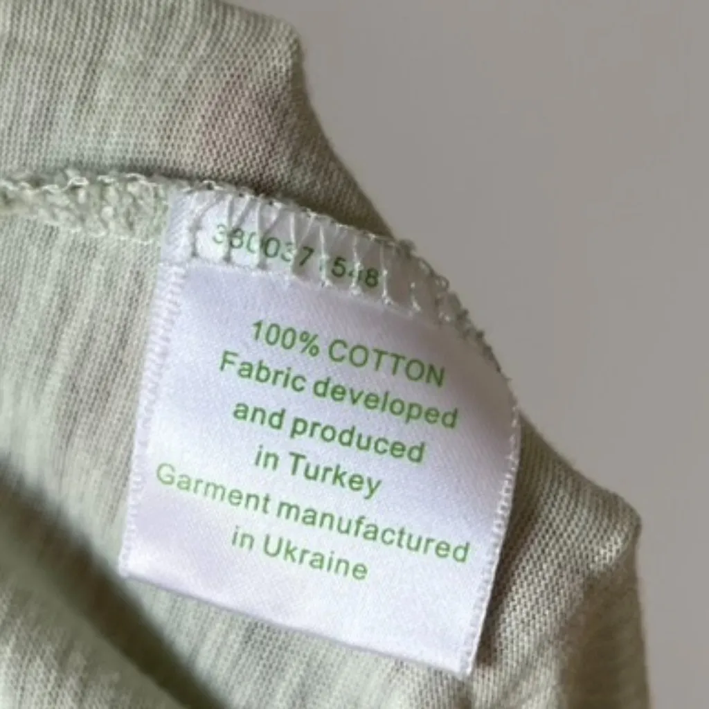 Eileen Fisher Sleepwear by Garnet Hill Light Green Pajama Set Women's Small - Image 6