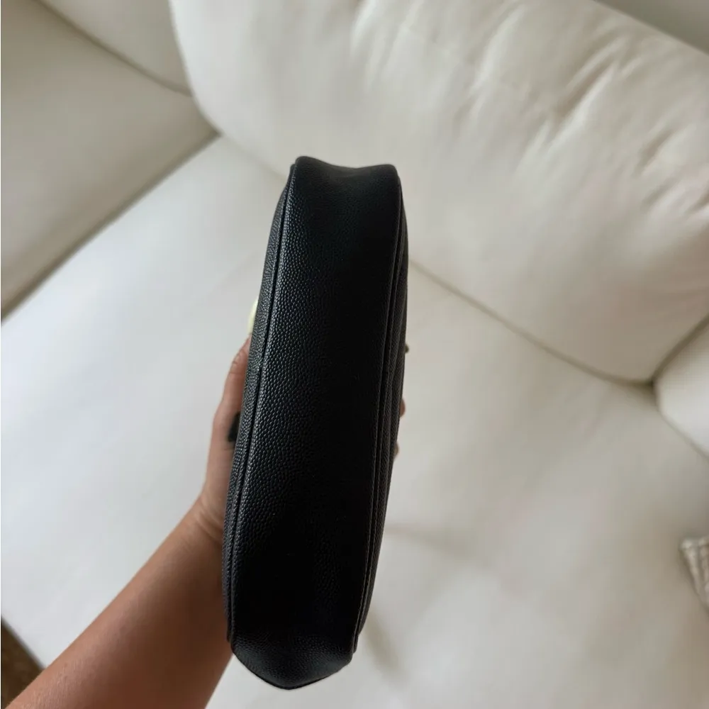 Yves Saint Laurent Lou Mini Black Quilted Leather Crossbody Bag - Image 11