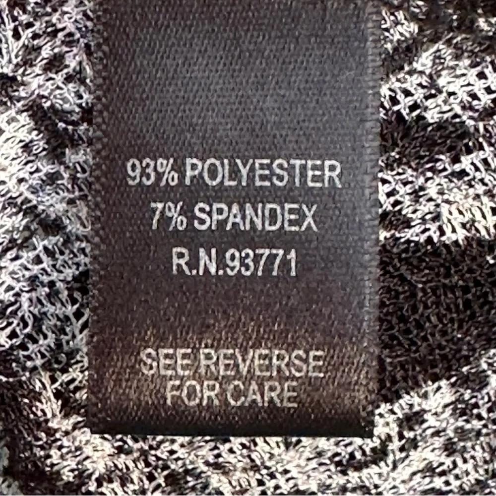 Kaktus Open Front Cardigan Black Size L - Image 15