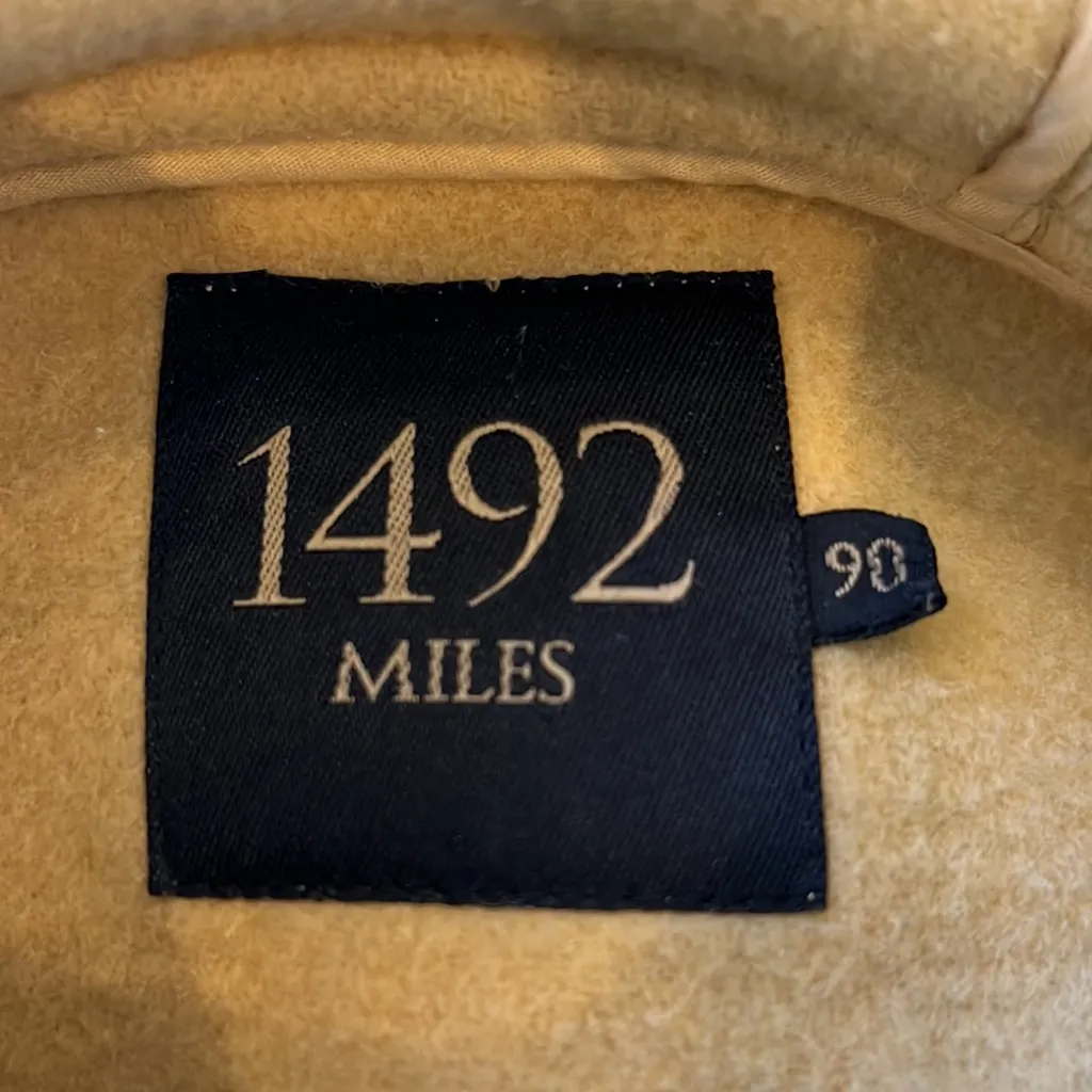 Yellow Brown Plaid Winter Coat Hooded Womens - Image 11