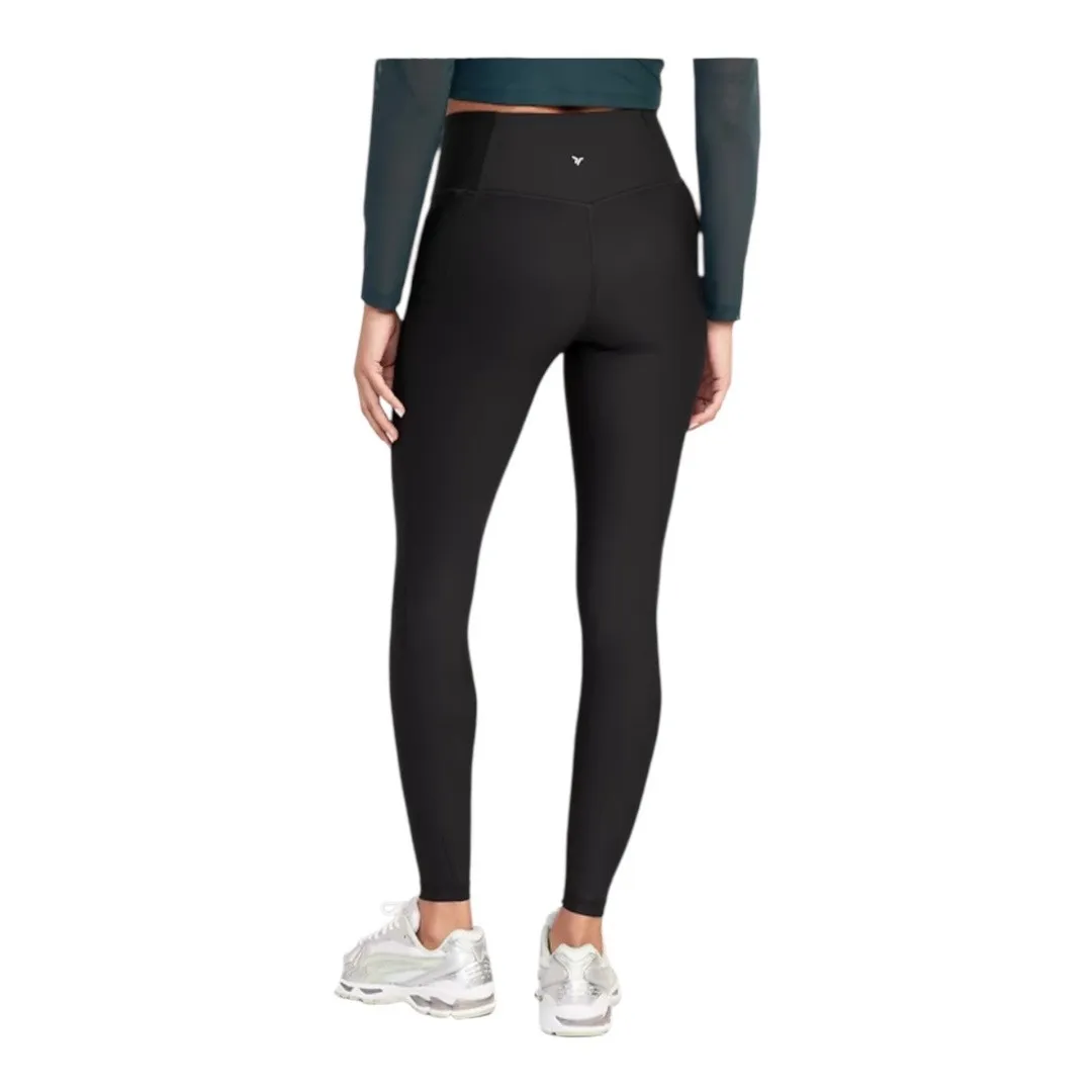 Womens small old navy active black elevate go dry leggings - Image 2