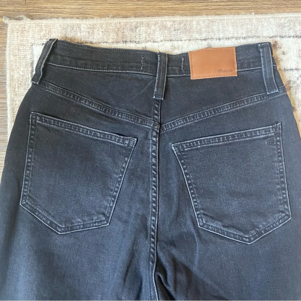 Madewell Black Distressed Mom Jeans - Image 12