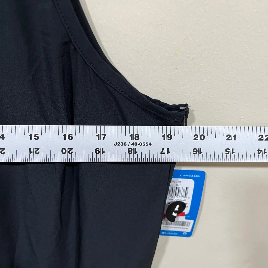 NWT Columbia Women's Anytime Tank Jumpsuit size XL black - Image 5