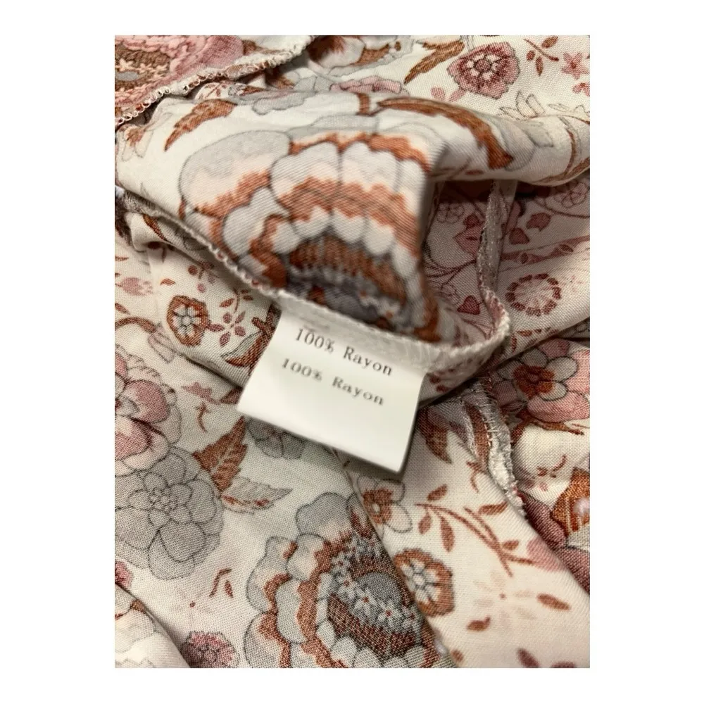 HALCYEEN Elegant Boho Maxi Dress with Flowing Silhouette White/ red flowers XXL White - Image 13