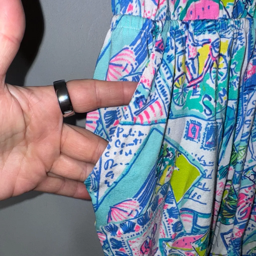 Lilly Pulitzer Size XS Dayley Romper Pop Up Wish You‎ Were Here - Image 6