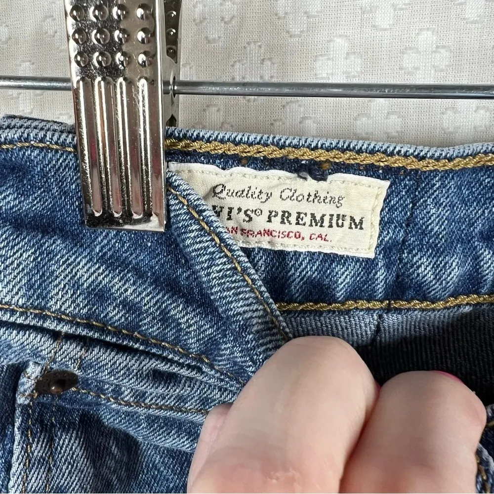 Levi’s Dark Wash 70s High‎ Flare Jeans - Image 4