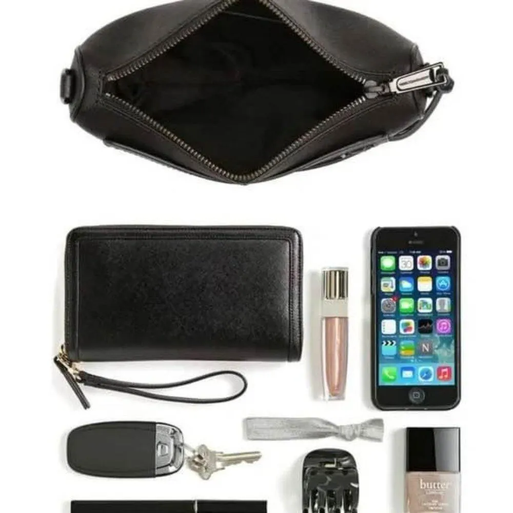 Rebecca Minkoff Avery Mini Crossbody Bag Vintage Pink Silver Hardware Purse - Image 8