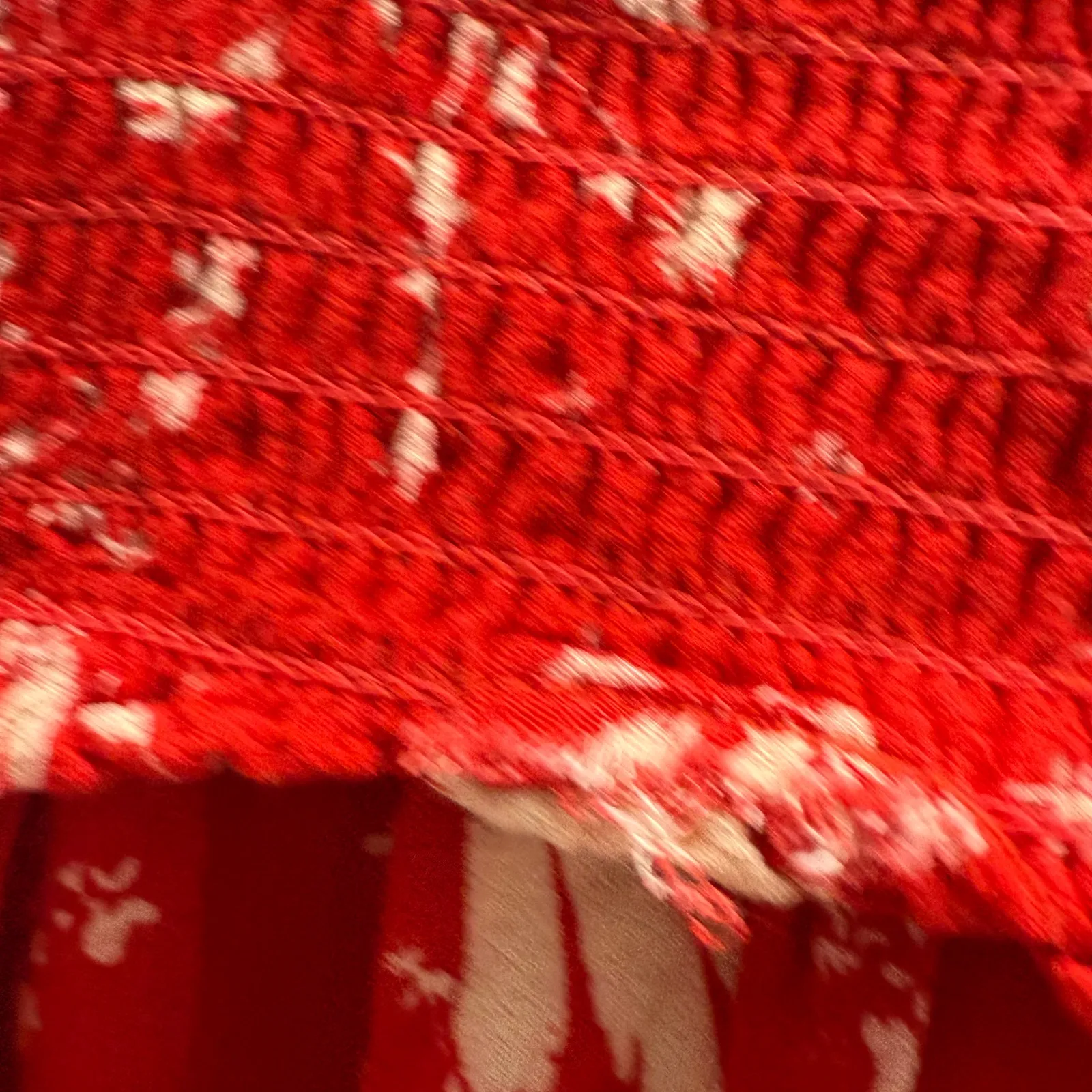 Free People Color Colour My World Jumpsuit Red‎ Floral Beige READ PLEASE Pants - Image 9