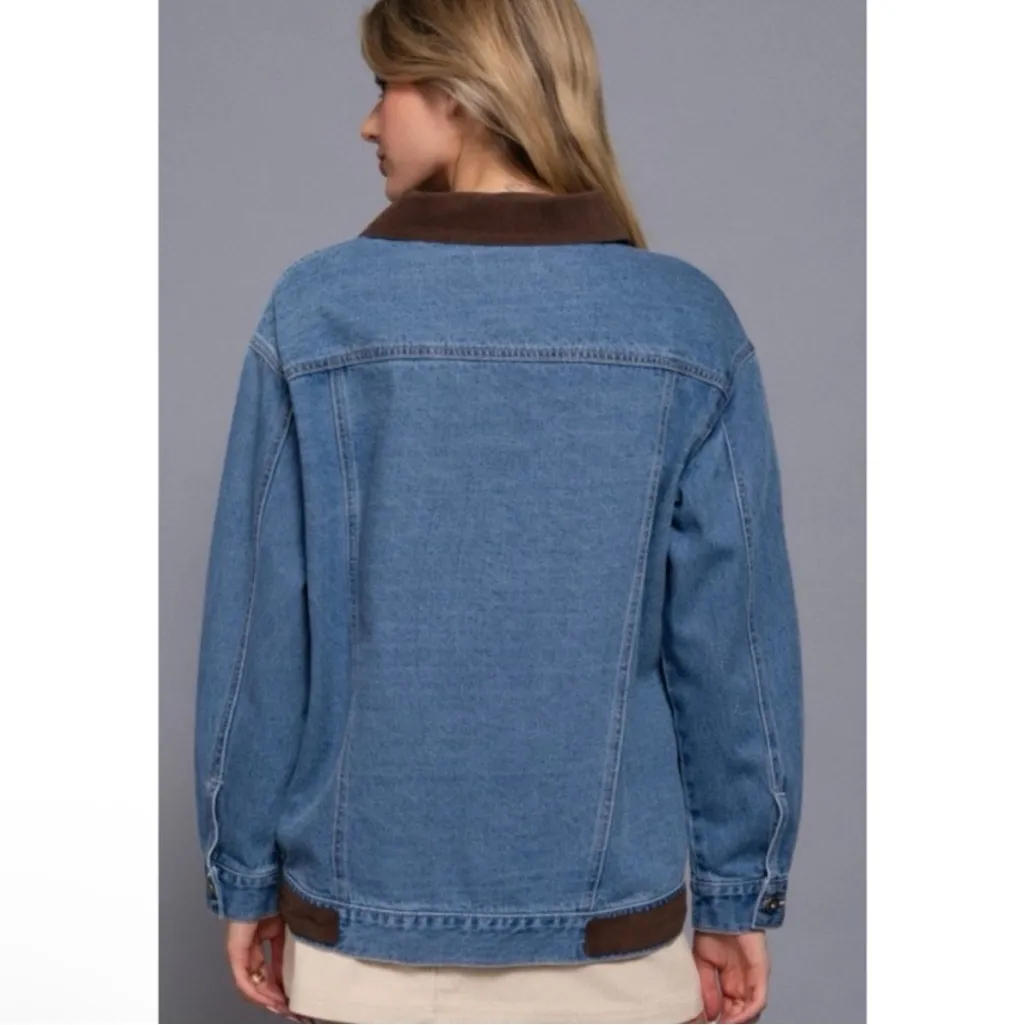 Active USA denim shirt jacket. S - Image 14