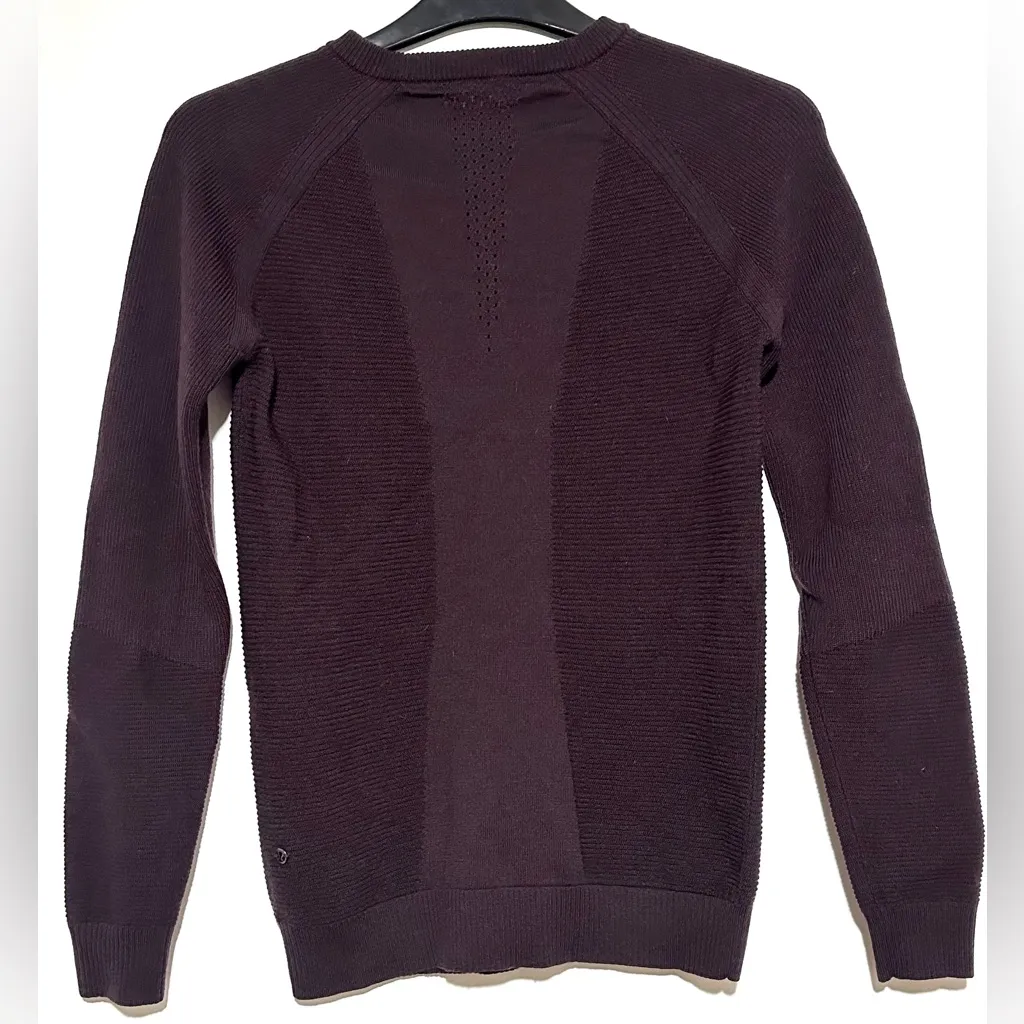 Lululemon  Black Cherry Simply Wool Sweater - Image 5