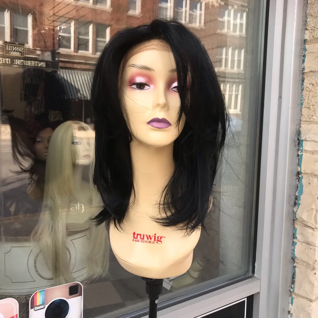 Black 13X6 Freepart Swisslace Wig Full Cap 2020 Size 14 - Image 2