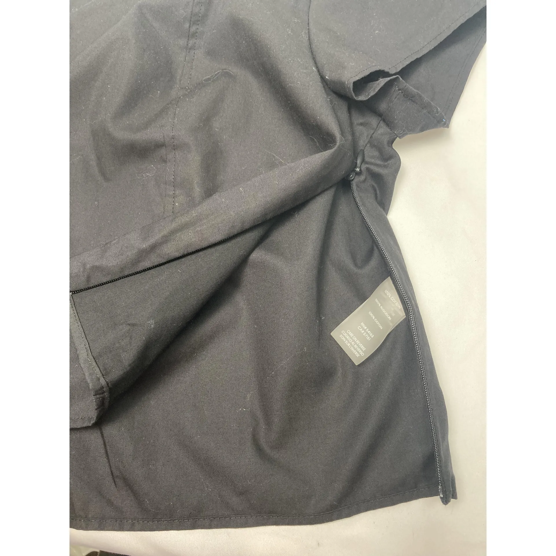 Calvin‎ Klein Womens Black Pullover Cap Sleeve Cropped Top L - Image 7