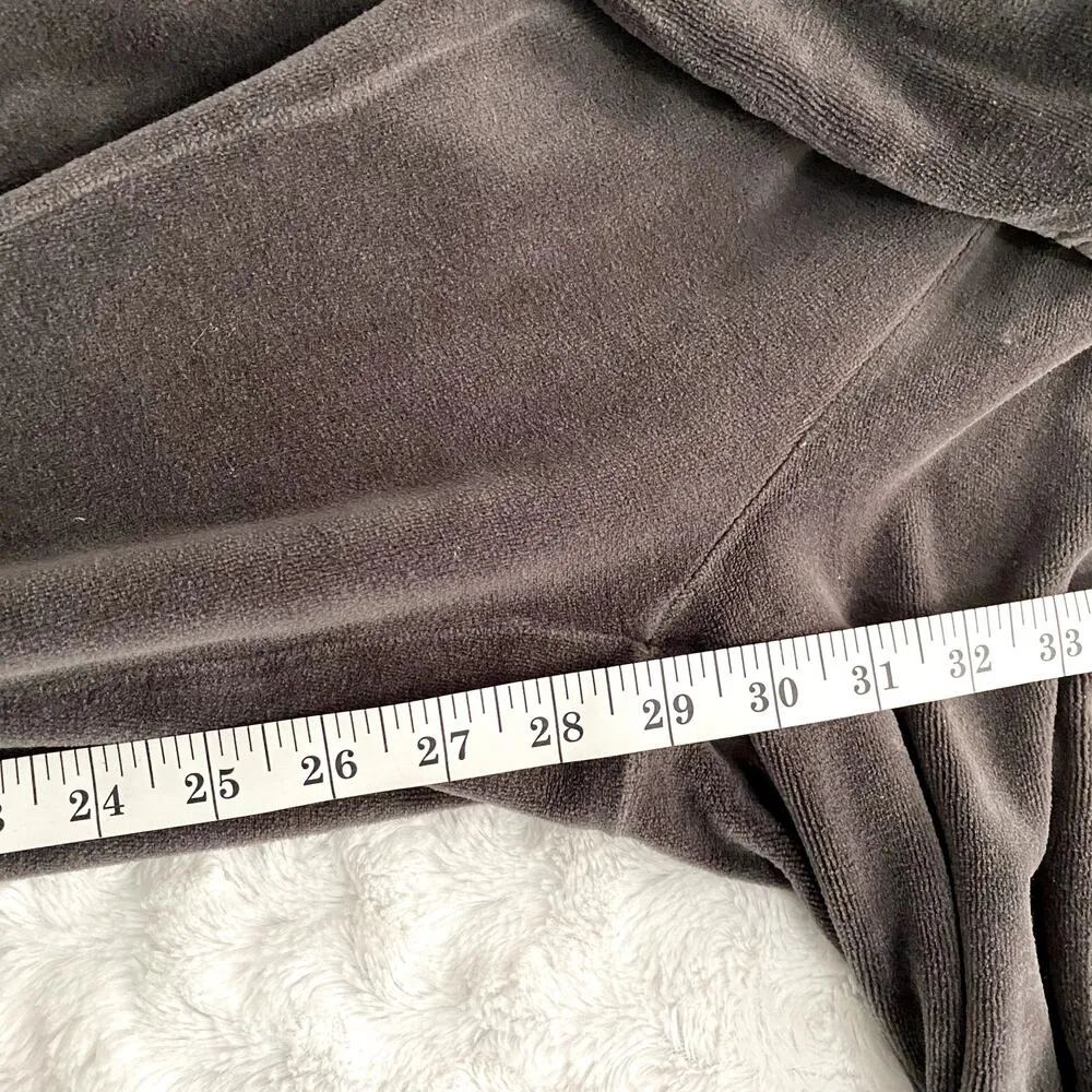 Fear of God Essentials Iron Black Gray Pull-on Velour Lounge Joggers Pants M - Image 9