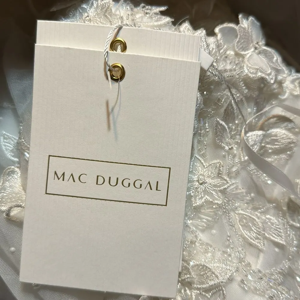 APPLIQUED V NECK SLEEVELESS OPEN BACK A LINE GOWN embellished dress - Image 15