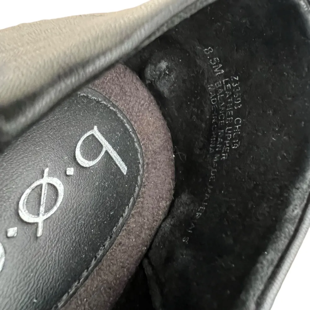 B.o.c Suree women’s black loafers slip on leather comfort shoe size 8.5 - Image 9