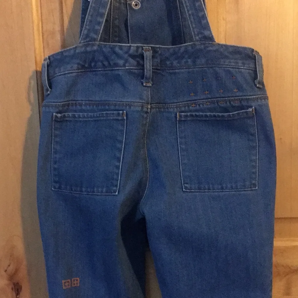 TSUBI KSUBI Skinny Fit Blue Denim Jeans Ankle Zip Overalls Jumper EUC 4 - Image 5