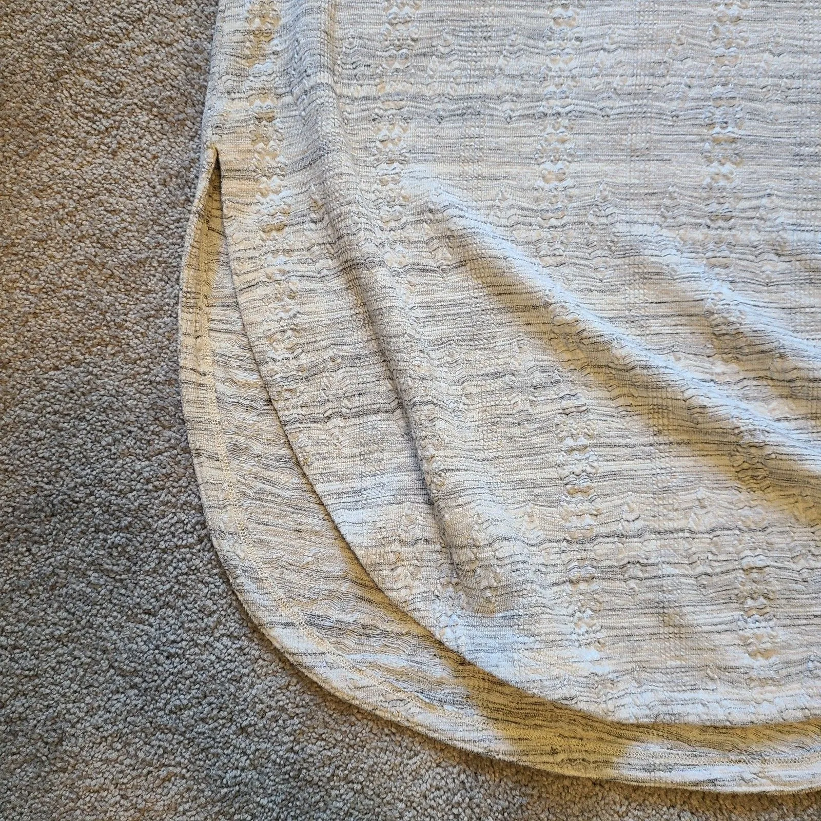 Anthropologie Saturday Sunday Dress Womens Med Gray Cowl Neck 3/4 Sleeve Tunic - Image 13