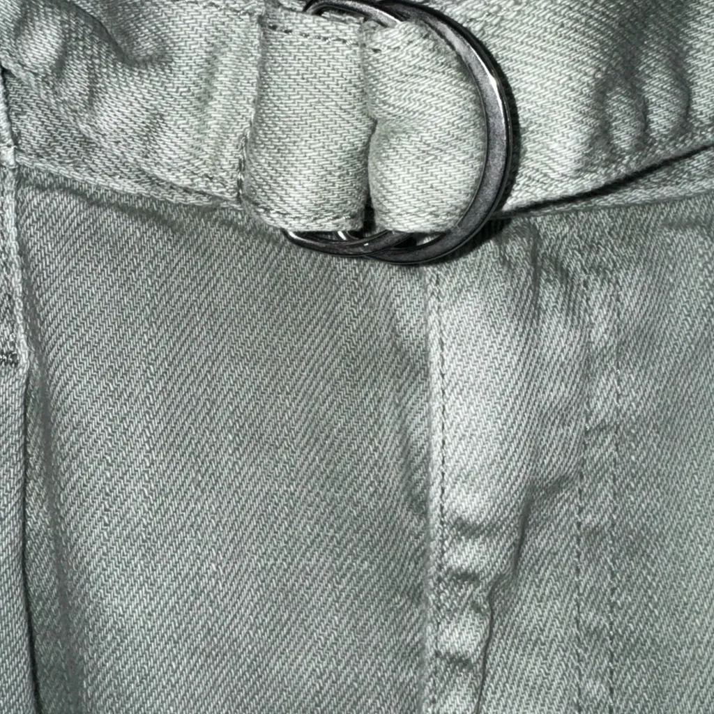 Free People We The Free Women’s Pants Paloma Slouchy Barrel Leg Green Size 25 - Image 5