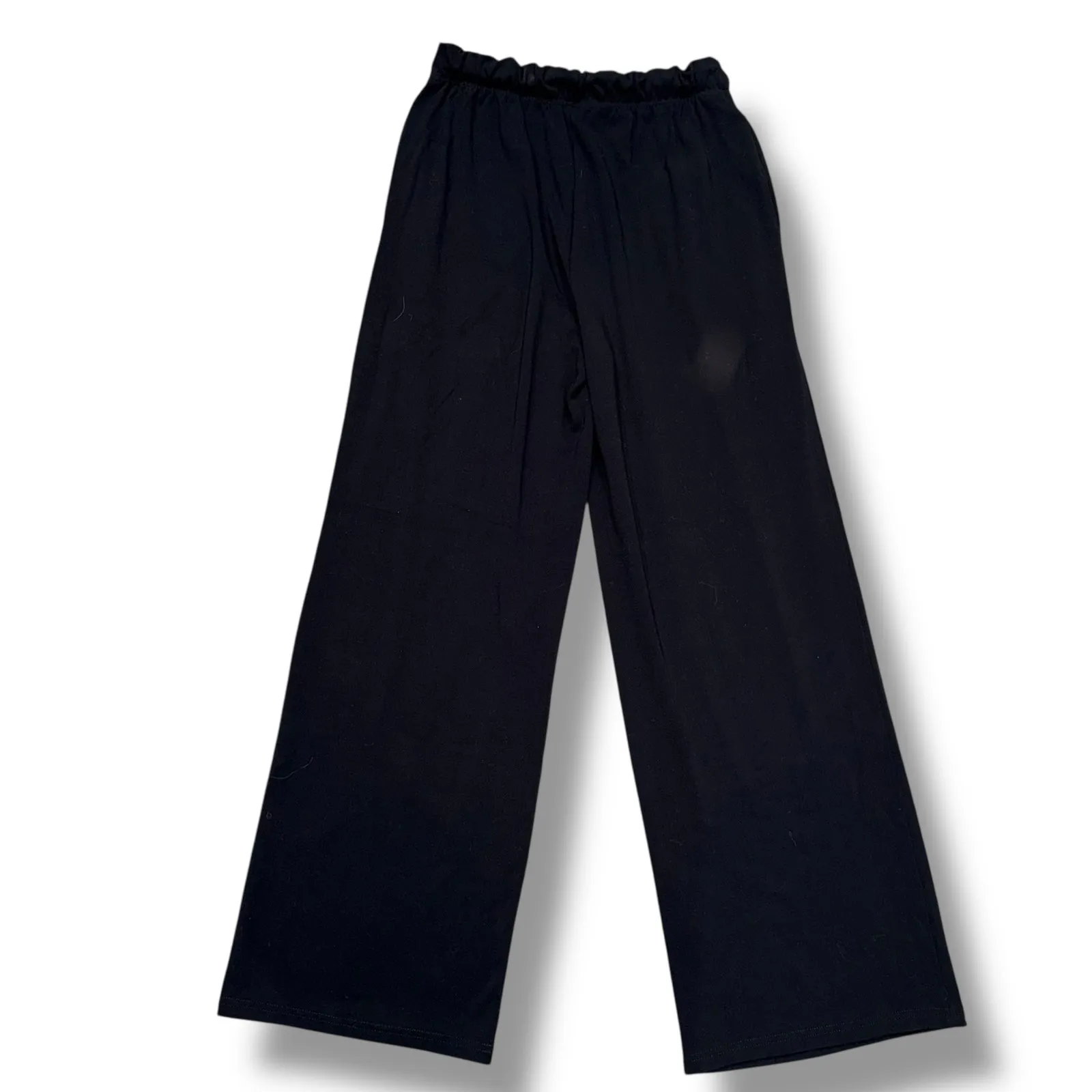 Cozy Earth Black Wide Leg Lounge Pants Bamboo Blend Elastic Waist Women's S - Image 5