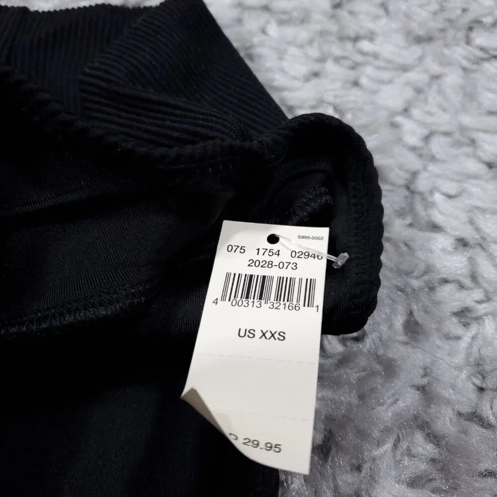 Aerie Ribbed High Cut Cheeky Bikini Bottoms Black Size XXS 2XS - Image 4