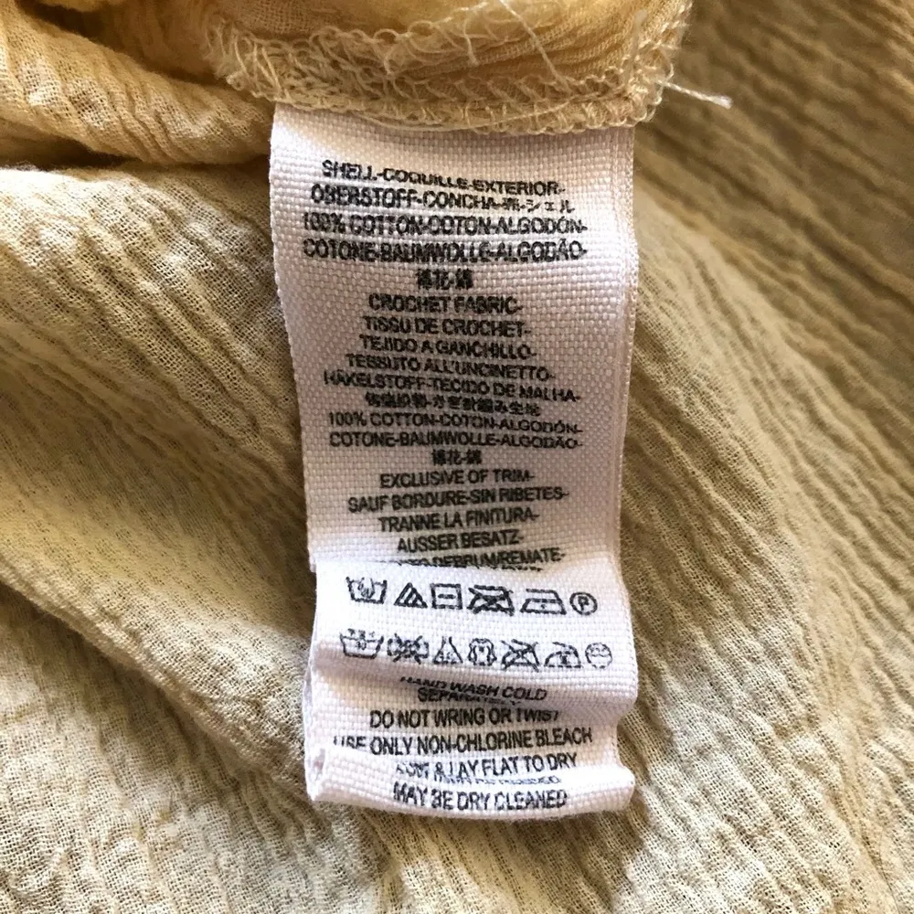 FREE PEOPLE boho gauze cotton top - Image 12