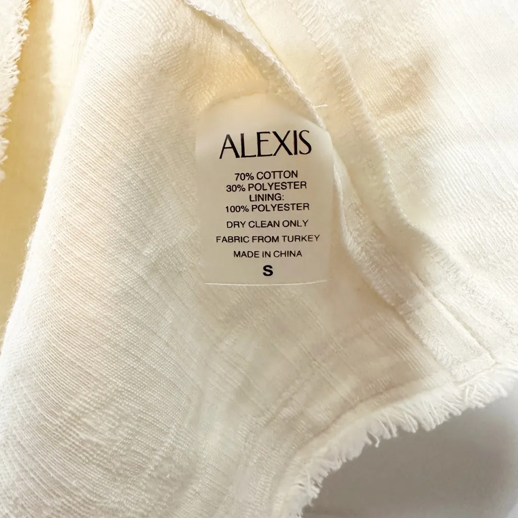 NWT Alexis Noely Dress in Ivory Size Small - Image 8