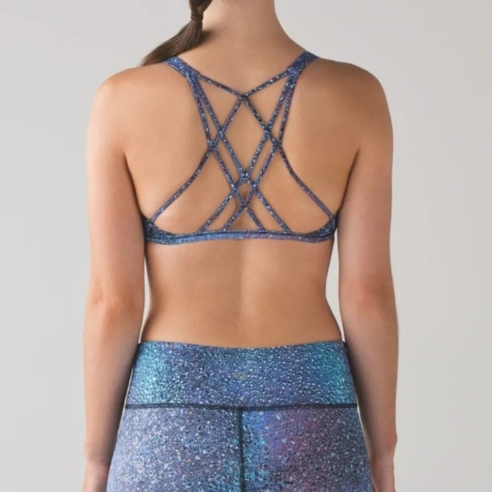 Lululemon Free to Be Zen Strappy Back Athletic Sports Bra 2 - Image 3