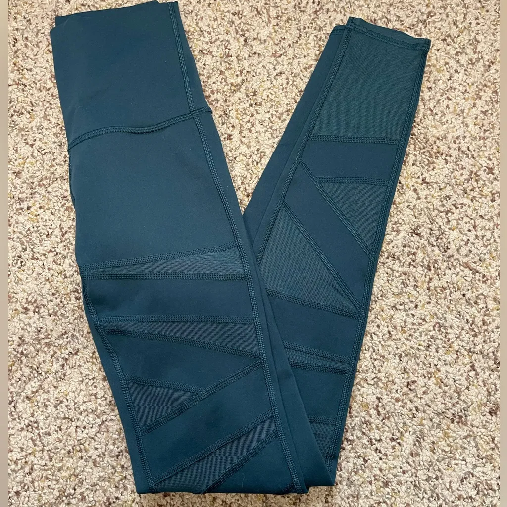 Lululemon Wunder Under Pant  Hi Rise Tech Mesh Submarine size 2 - Image 6