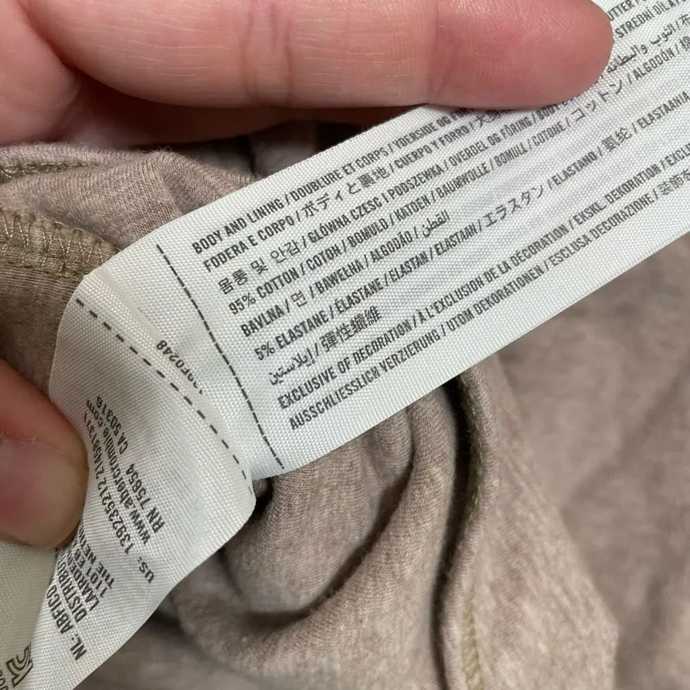 Abercrombie & Fitch Brown Cotton Seamless Fabric Tank Bodysuit, XXL - Image 7