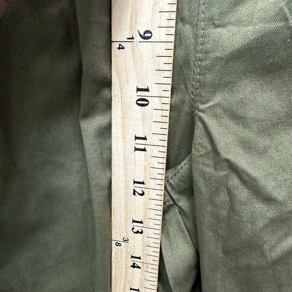 NWT Tinseltown Women's Sz L/0X Green Parachute Pants Drawstring Cuffs Pockets - Image 7