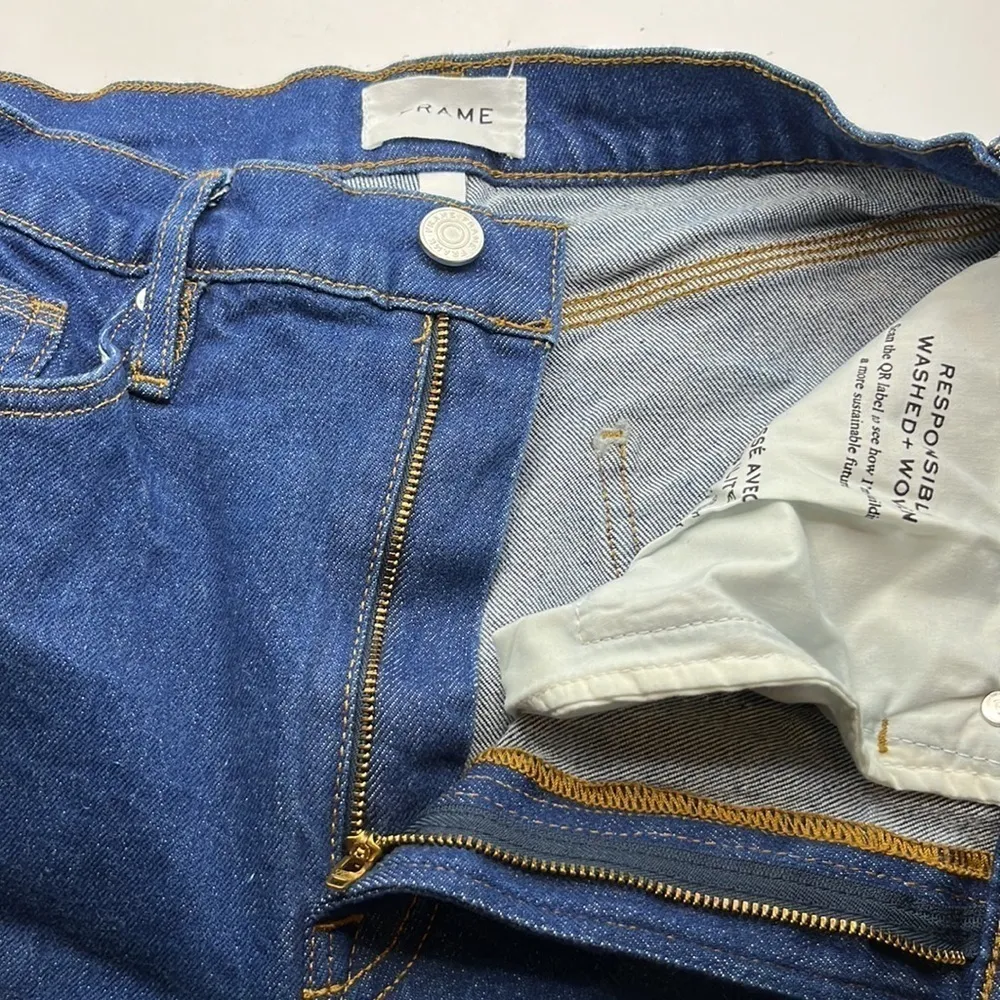 Frame Denim Adele High Rise Shorts Size 31 - Image 16