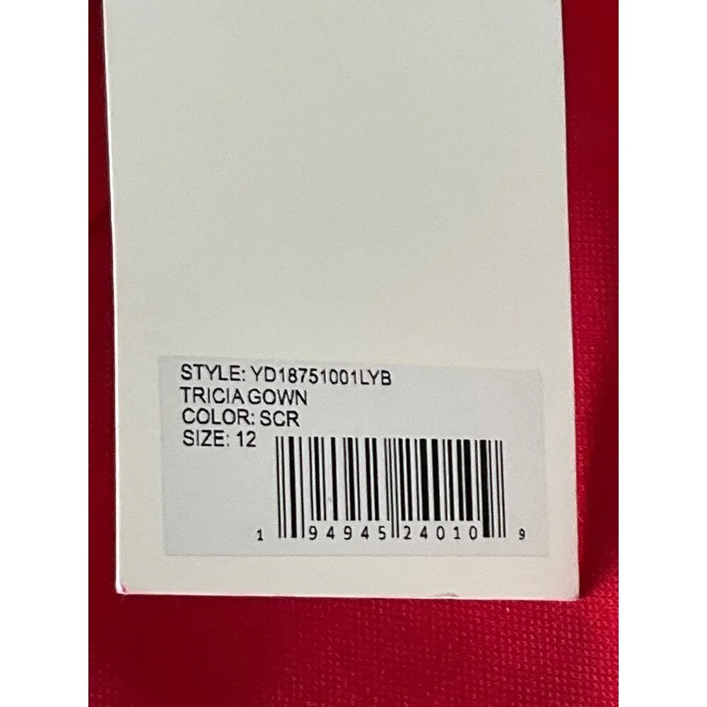 Likely Tricia Gown in Scarlet Red 12 New Womens Formal Long Maxi Dress - Image 9