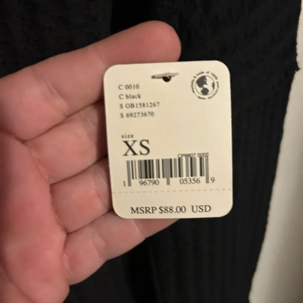 Free people juicy long sleeve cowl neck waffle knit thermal - Image 5