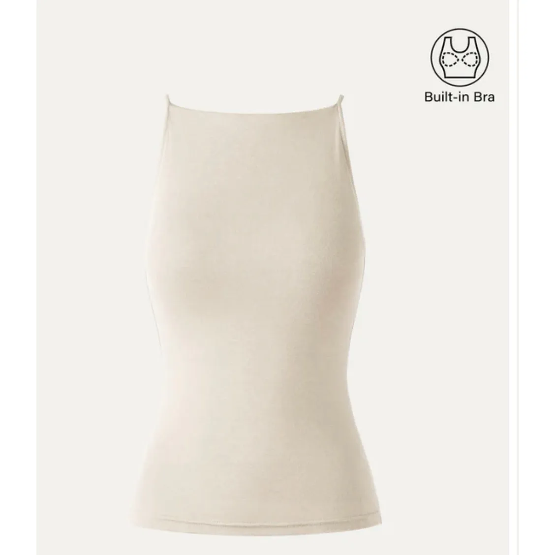 Brand New OGL Women's Size XL Sleeveless Cami Built in Bra Top Shaping - Image 2