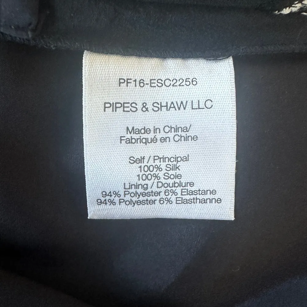 Veronica Beard Ignacio Embroidered Silk Mini Dress Black - Image 10