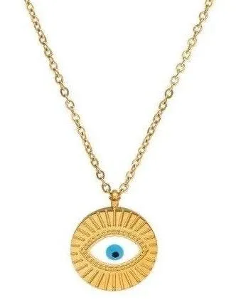Cool Gold Coin Necklace - Image 2